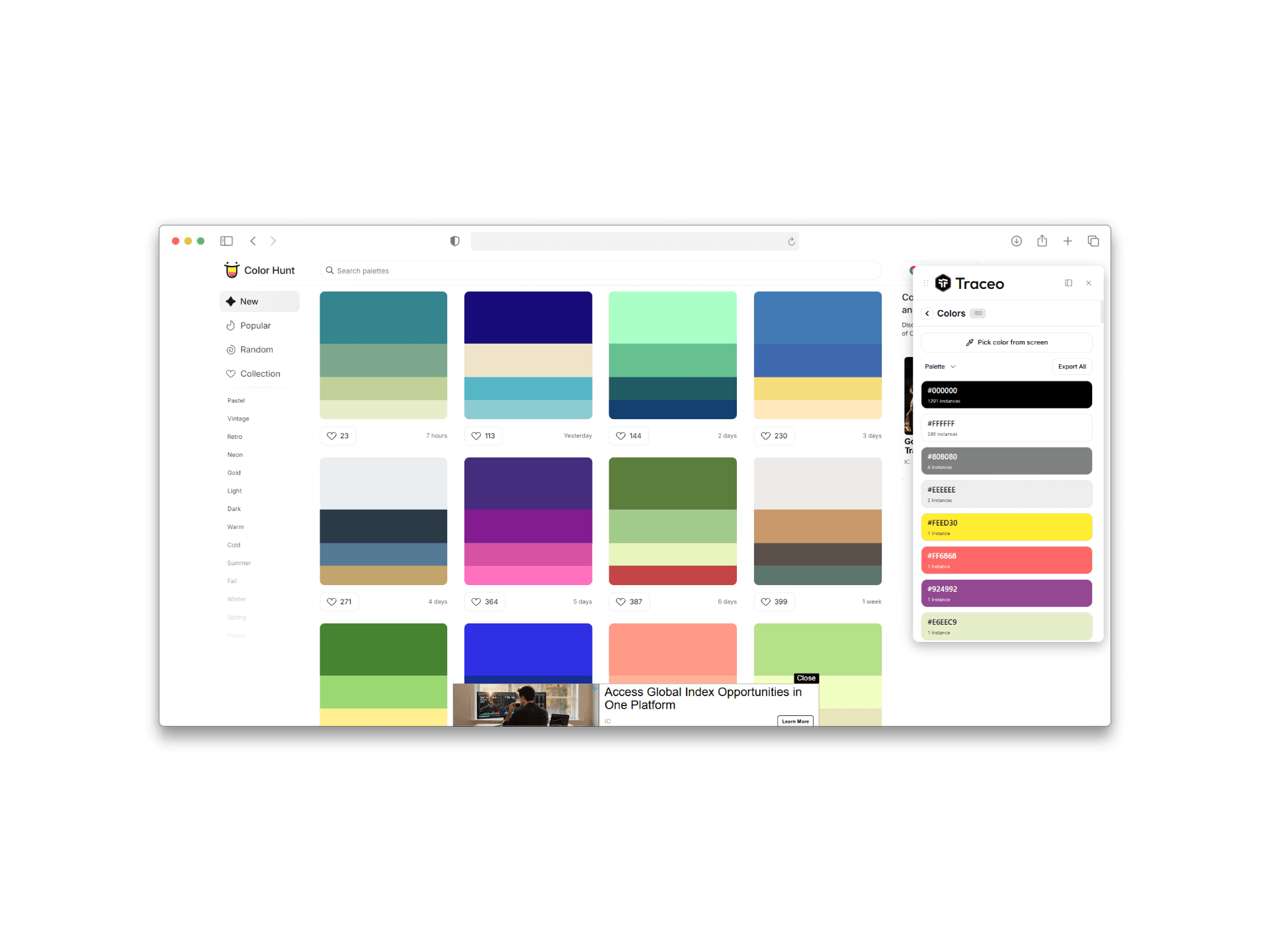 Color Usage Overview